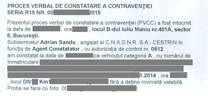 Plata Amenda Rovinieta autoturism Cestrin Amenda rovinieta plata ...